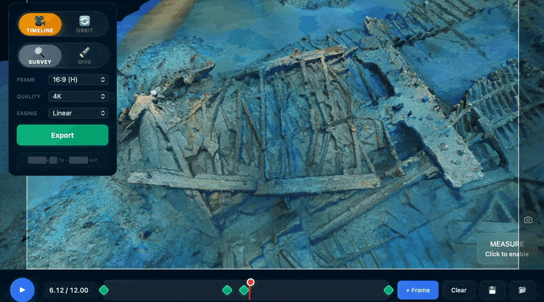 Creating cuts by snapping keyframes together